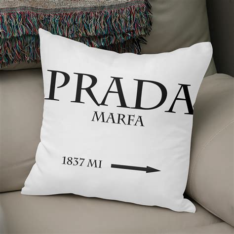 prada marfa throw pillow